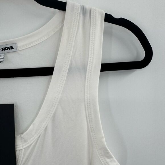 3For$20 Fashion Nova Racerback All you Need White Maxi Dress Size: Small - Picture 4 of 4